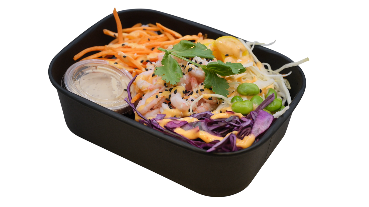 Pokébowl Räkor & Sriracha